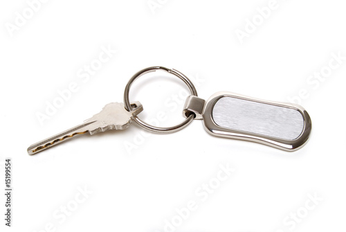 silver keychain