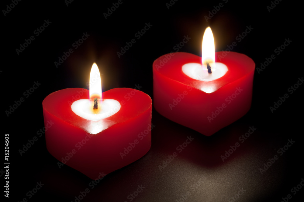 Heart shaped candles Heart shaped candles
