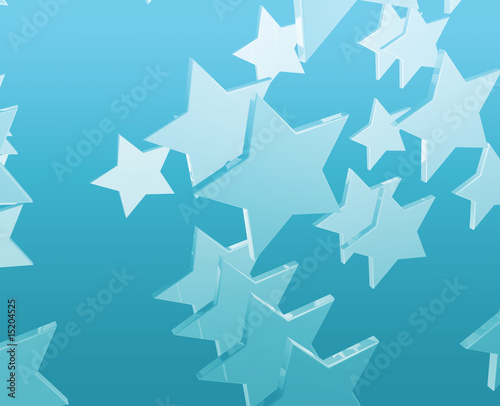 Fototapeta Naklejka Na Ścianę i Meble -  Many flying stars