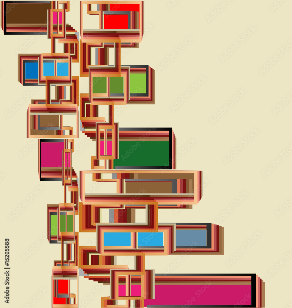 Abstract architecture background, vector illustration Abstract architecture background, vector illustration