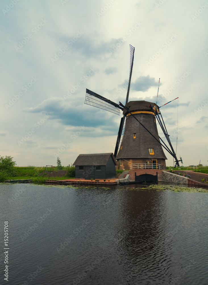 Dutch windmills in Kinderdijk