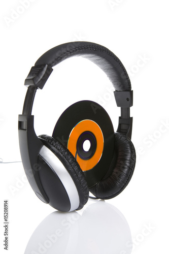 Cd and headphones