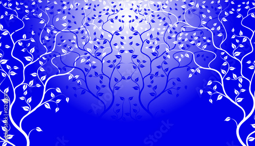 Blue trees -  background