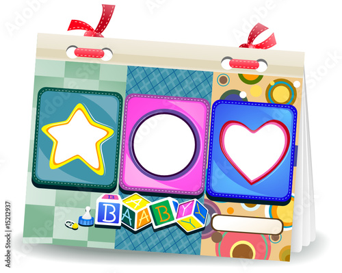 Baby Scrapbook Layout