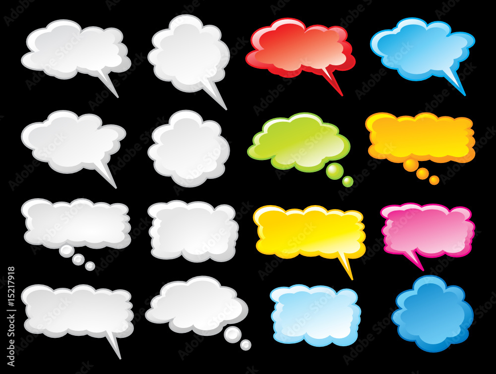 Fototapeta premium speech bubbles