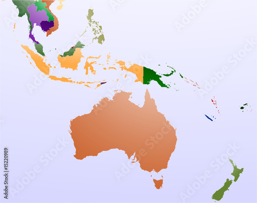 Map of Oceania