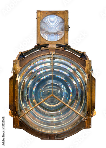 Konstfotografi house fresnel lens isolated