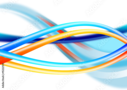 Wellen und Linien Fraktal Design