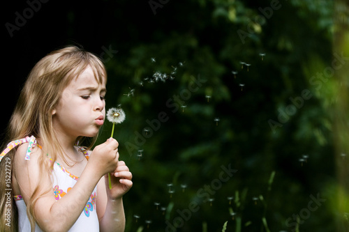 Little girl in outdoor settings