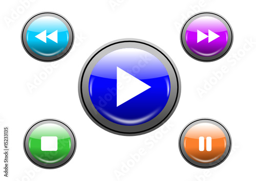 Free Download Button Set zum Abspielen - GFXLoad