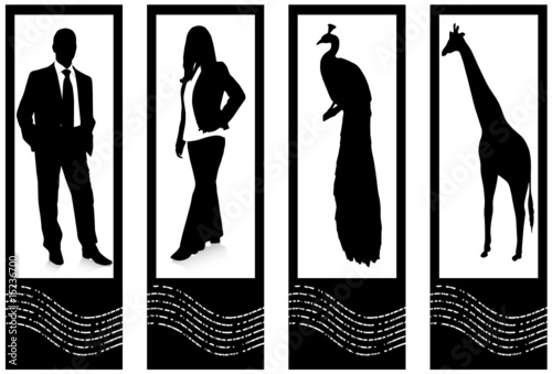 Illustration of stickers