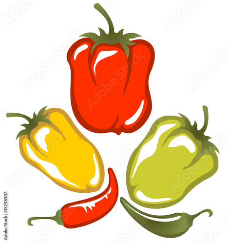 pepper and paprika