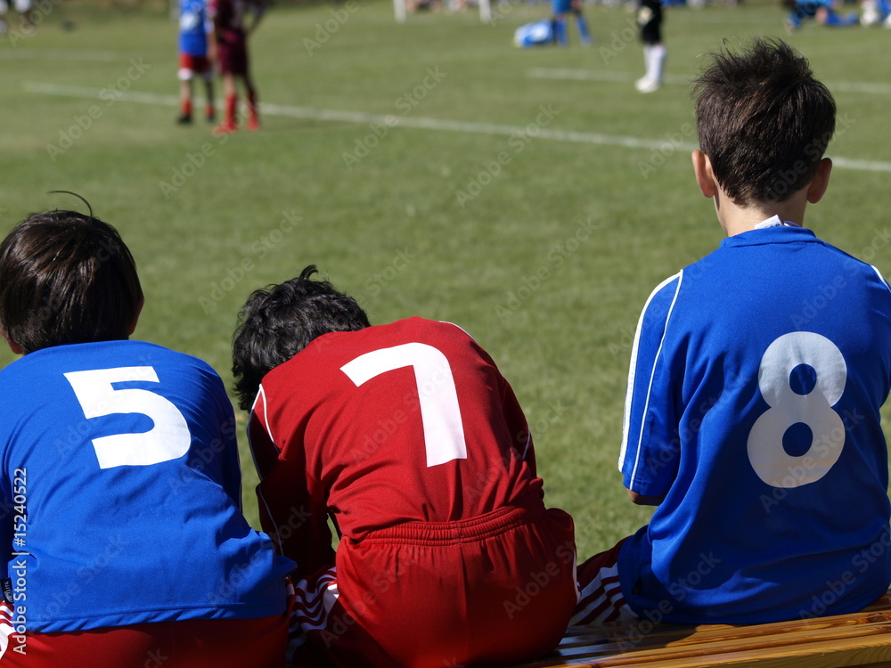 Fototapeta premium futbolistas