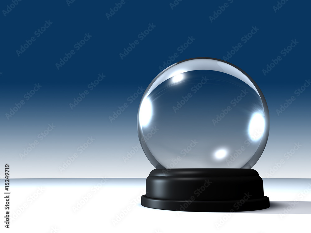 Glaskugel Clear Blue Glaskugel Clear Blue