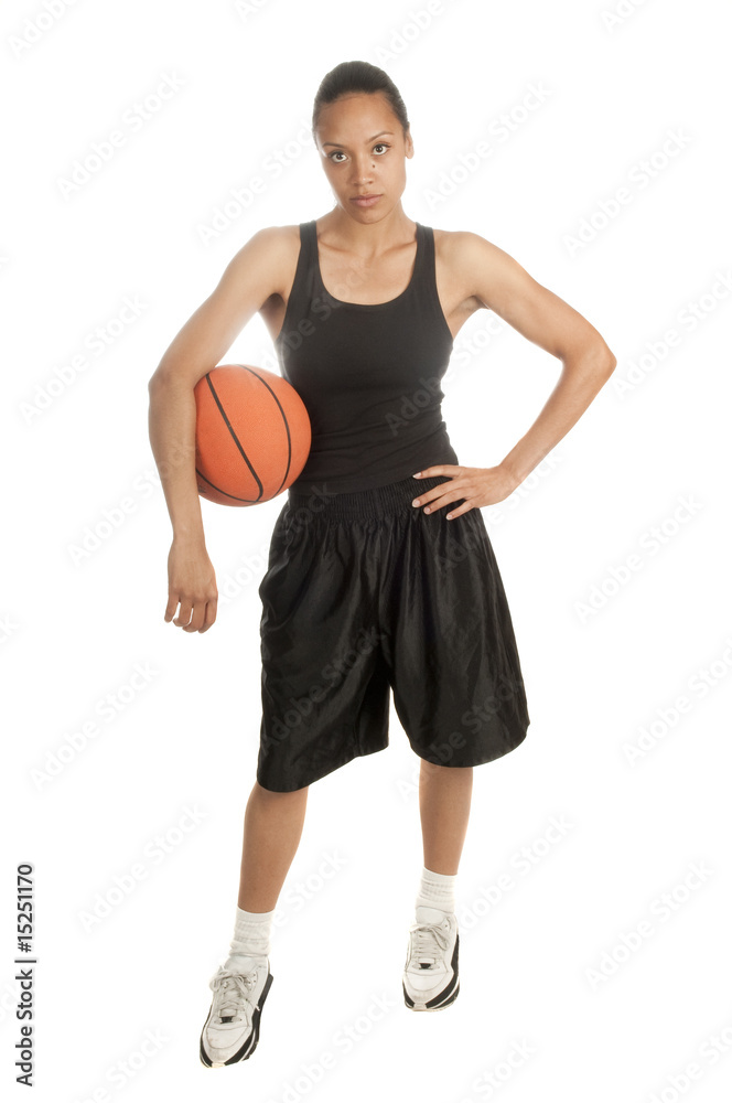 Beautiful african american basketball player Beautiful african american basketball player