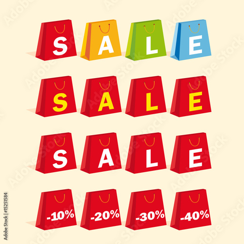 Sale-SSV-Einkaufstaschen