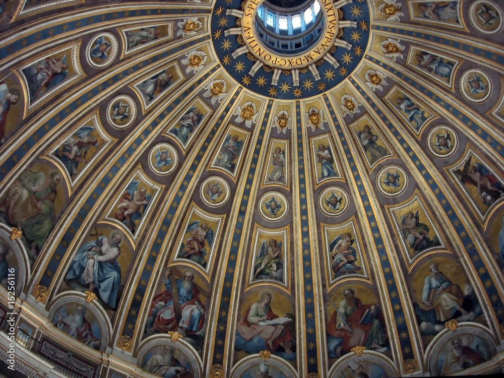 Obraz premium inside st. peter's cathedral, vatican