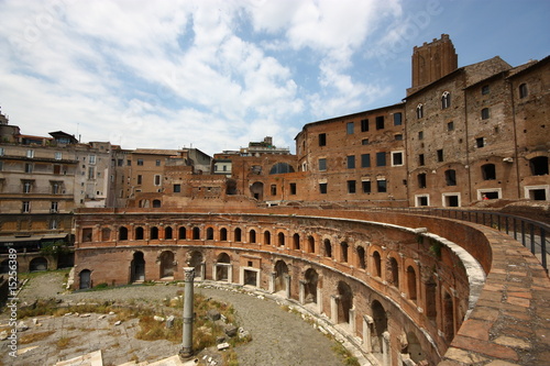 Vista del Mercado de Trajano, Roma