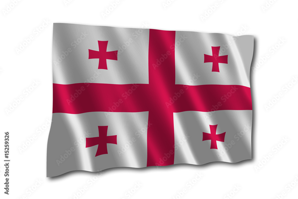 georgien Flagge flag