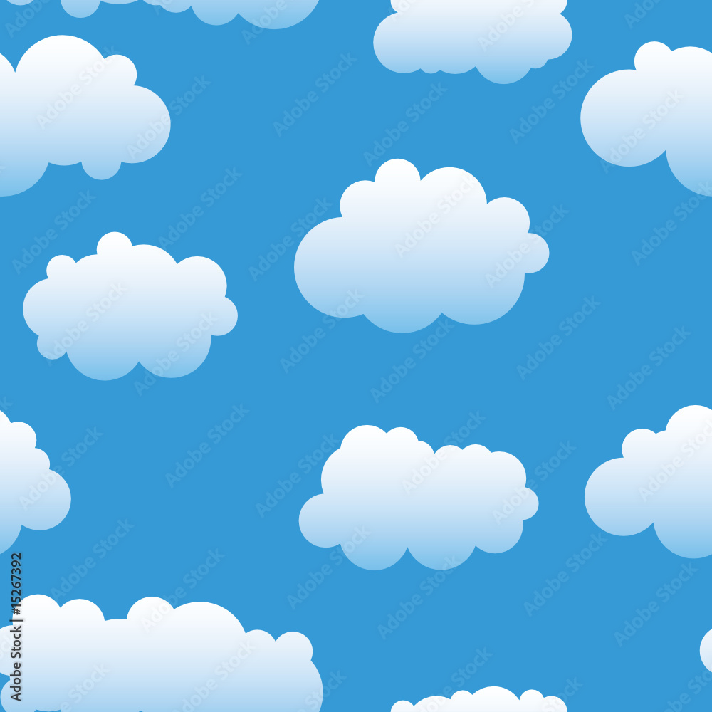 Abstract clouds background. Seamless. Vector illustration. Abstract clouds background. Seamless. Vector illustration.