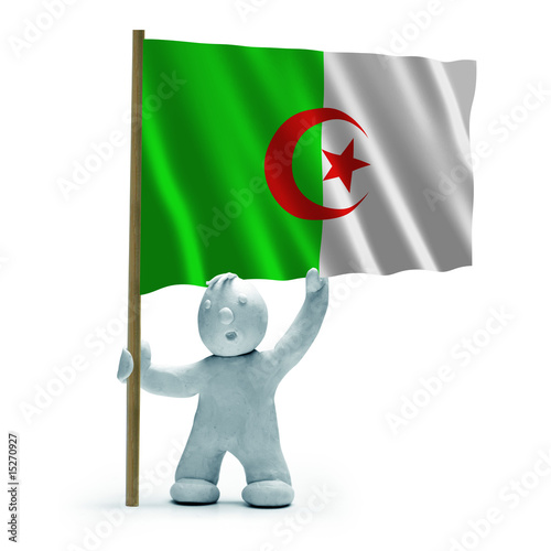 Algerien Flagge algeria flag photo