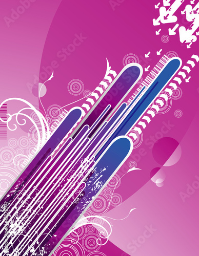 composicion abstracta en vector