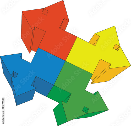 3d arrow in color 02