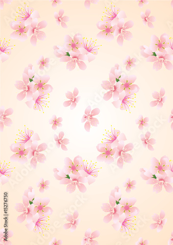 pink seamless flowers