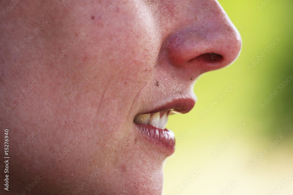 Fototapeta premium bouche pulpeuse