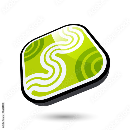 abstrakt welle business symbol