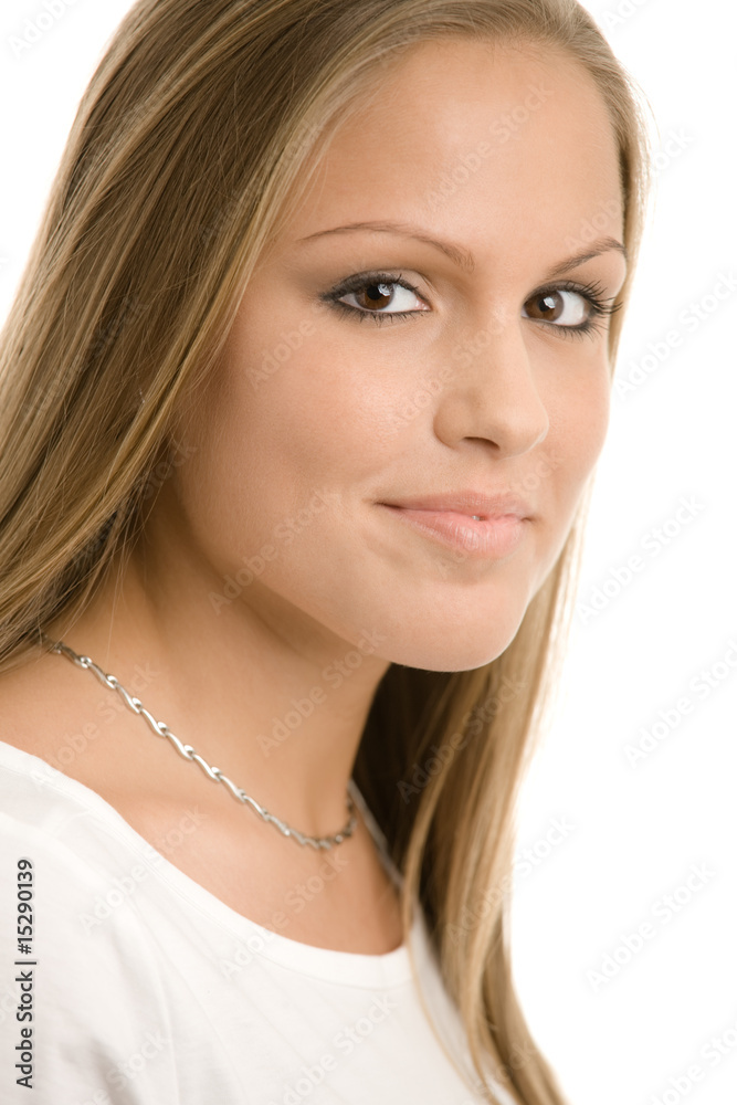 Beautiful college girl