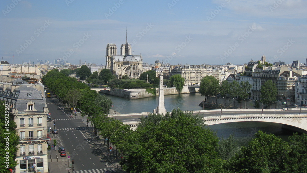 Obraz premium panorama de paris