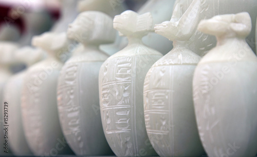 Photos sculptures of alabaster