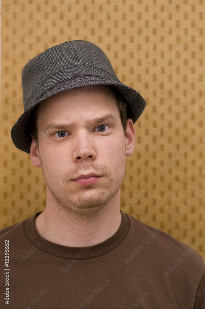 Man with Confused Expression Man with Confused Expression
