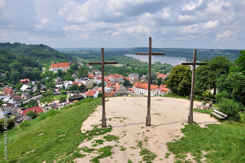 Fototapeta premium Three Crosses Hill