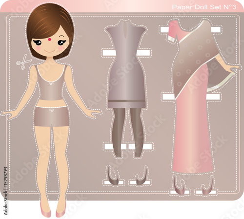 Indian Paper Doll