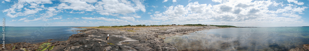 Coastline sweden panorama