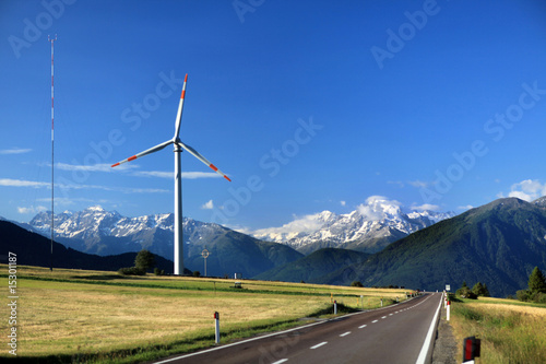 Fototapeta Naklejka Na Ścianę i Meble -  Windenergie - wind power