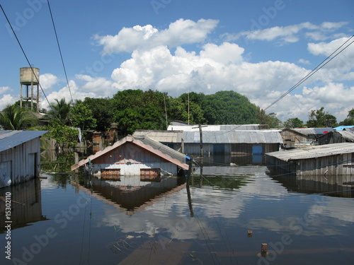 Überschwemmungen Im Amazonasgebiet Manacapuru, Juli 2009