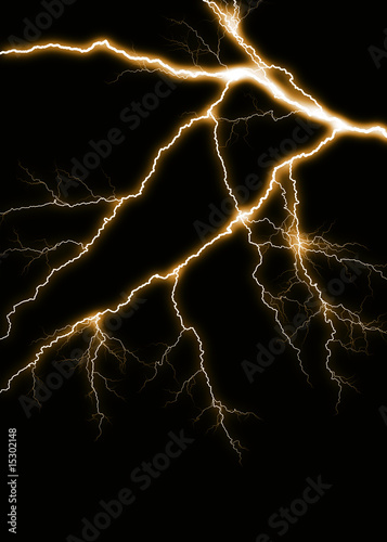 Golden lightning