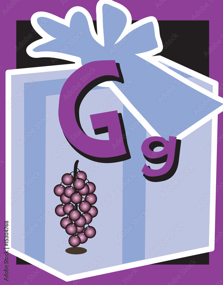 Flash Card Letter G nouns. See whole alphabet in my series! Stock