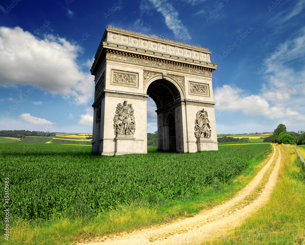 Fototapeta premium green france