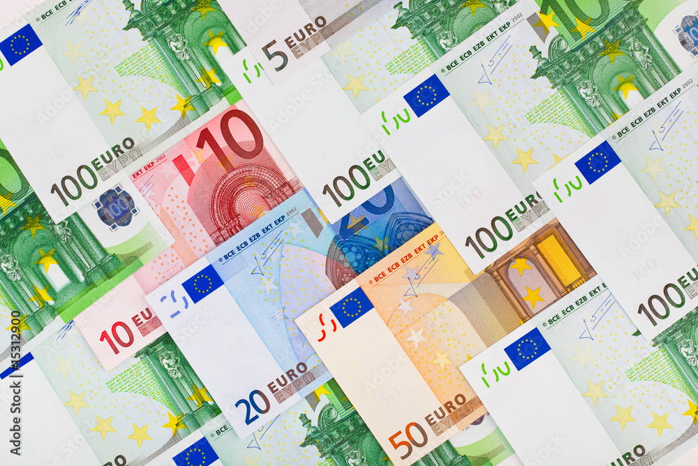 Euro money background Euro money background