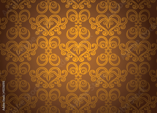 Gold ornamental pattern