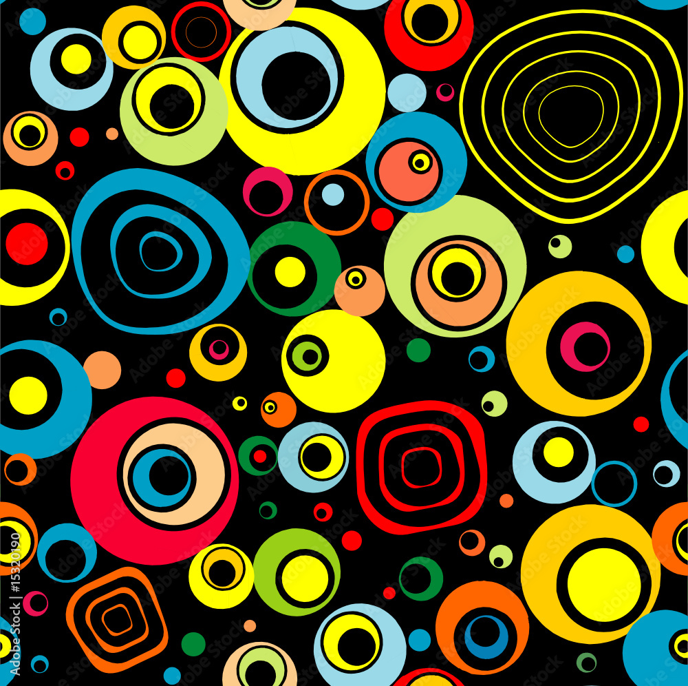 Seamless dynamic background from circles.