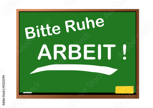 Tafel mit Schrift