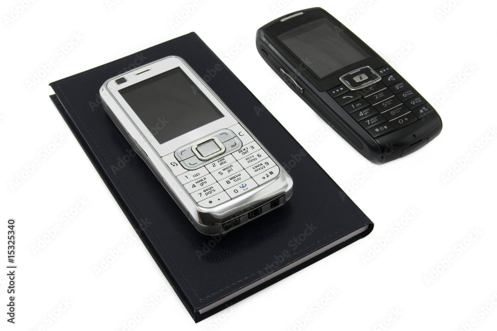 black phone on white and white on black organizer black phone on white and white on black organizer