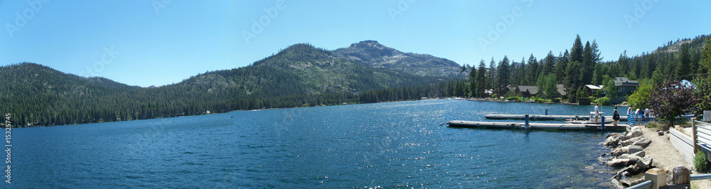 Naklejka premium donner lake