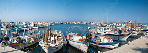 harbor with fishing boats © Vladimir Makhonin