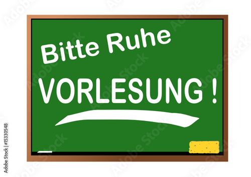Tafel mit Schrift